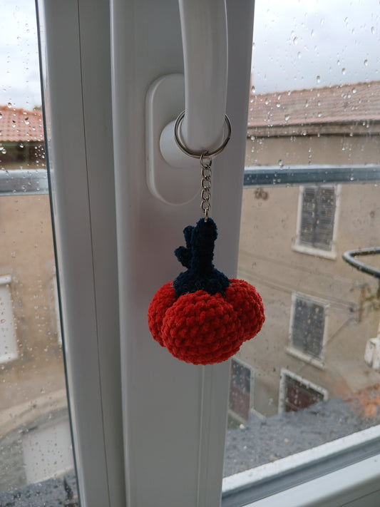 Porte clé citrouille