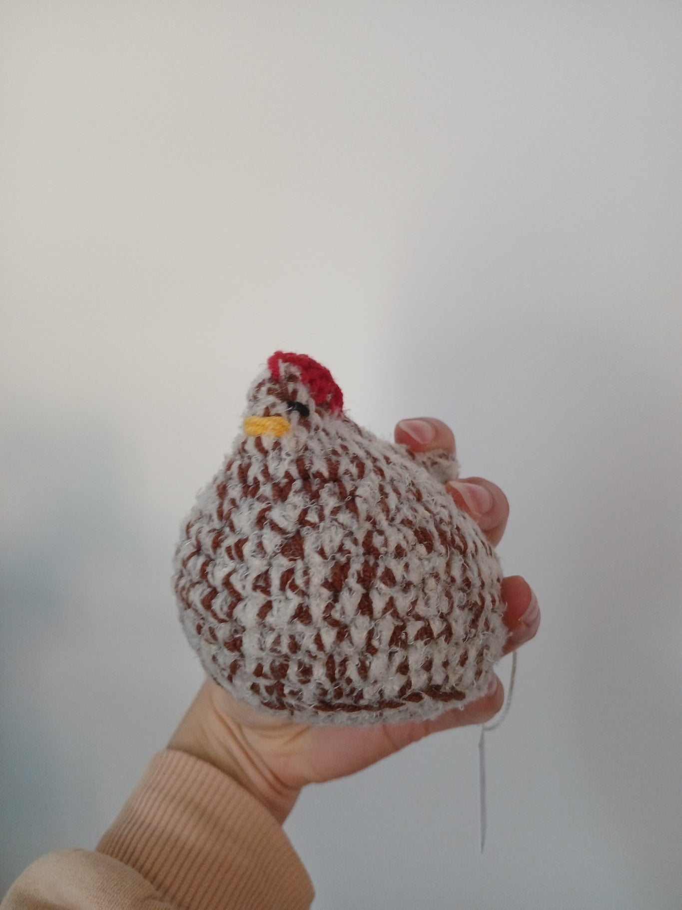 Peluche Poule Fait Main au Crochet