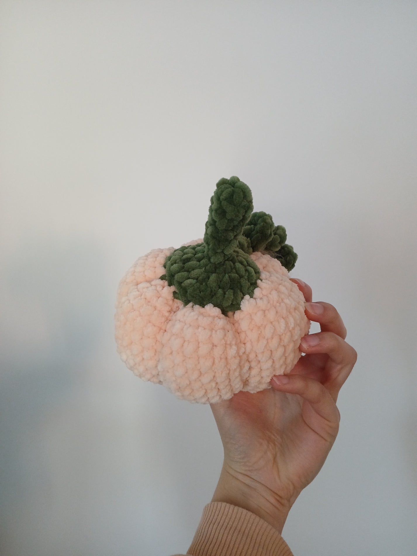 Peluche Potiron Fait Main au Crochet