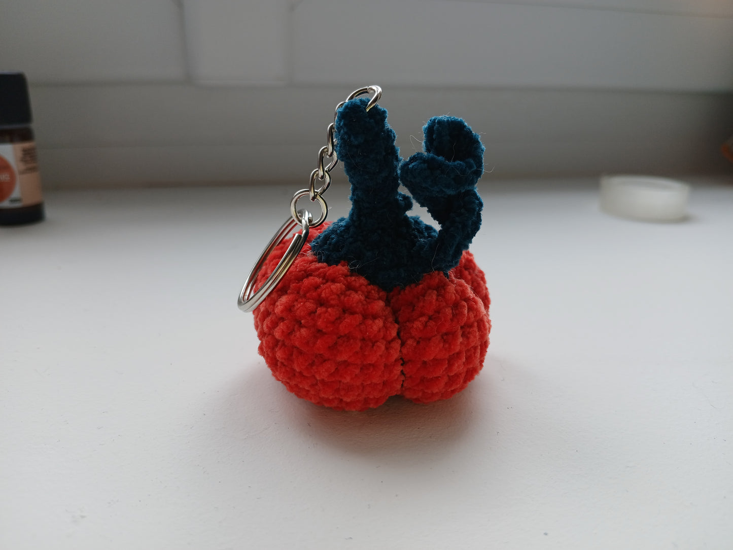 Porte clé citrouille