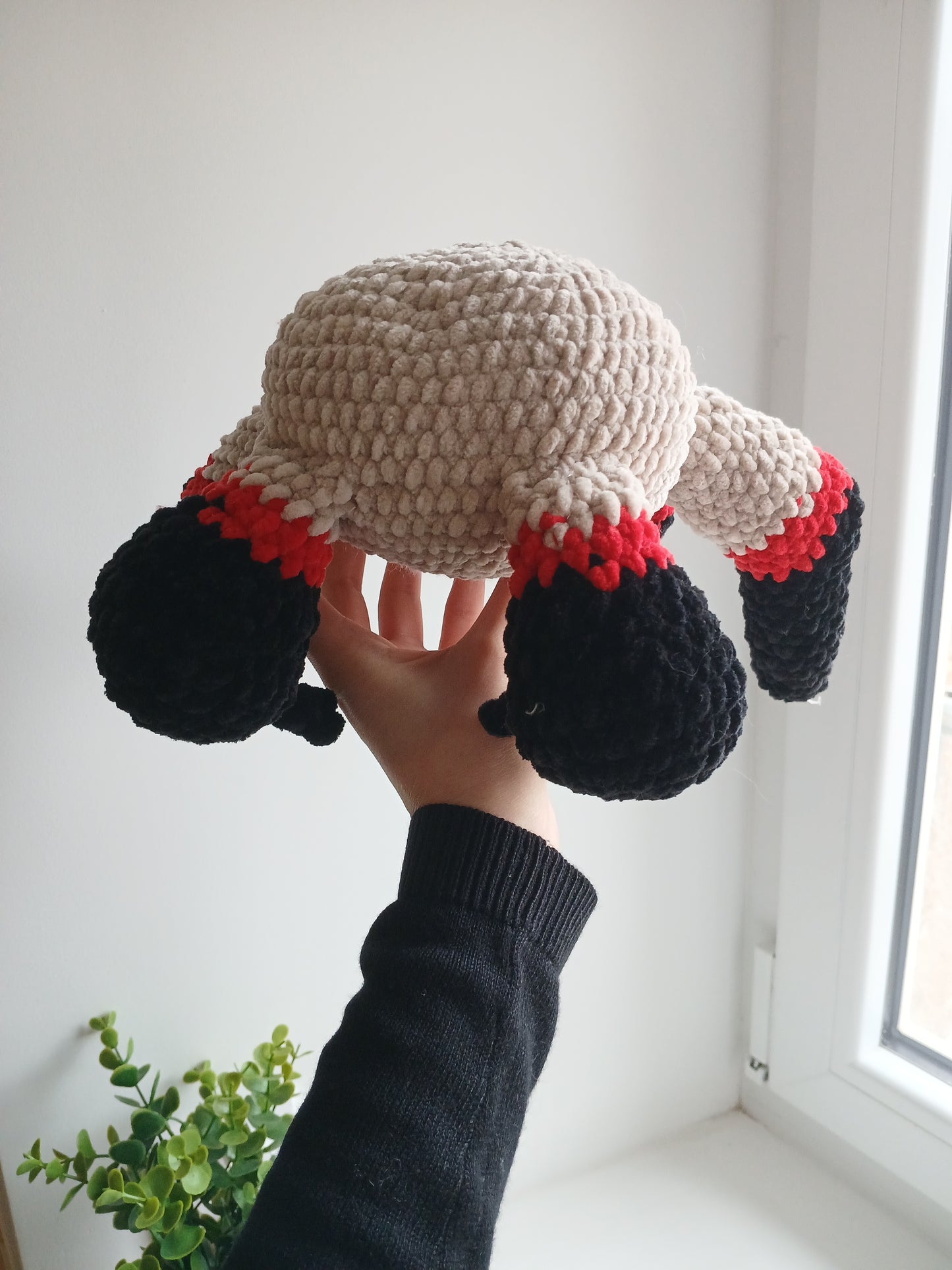 Peluche Headcrab au crochet – inspirée de l’univers Half-Life