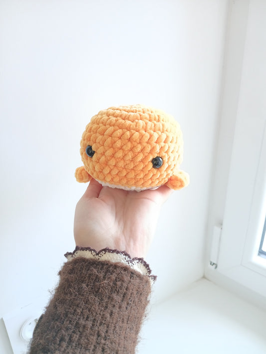 Peluche Baleine en Laine Chenille