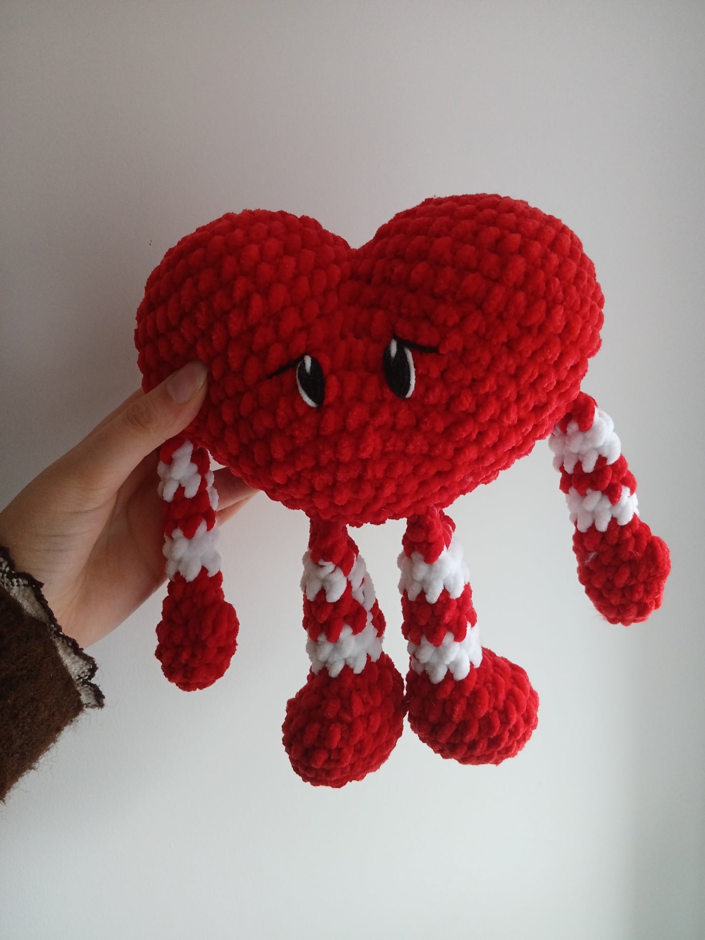 Peluche Cœur Adorable – Cadeau Saint-Valentin – 22 cm